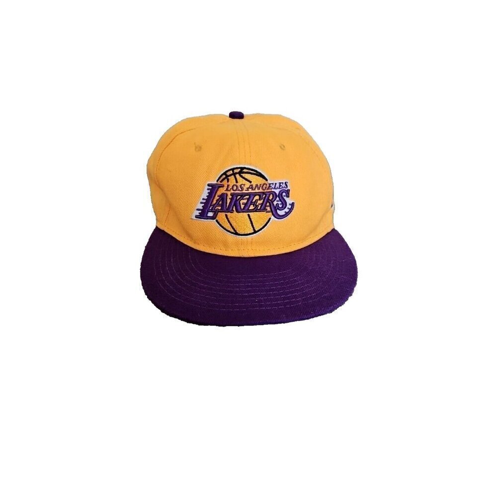 Mitchell & Ness LA Lakers Snapback Cap Hat NBA Hardwood Classics Adjustable OS